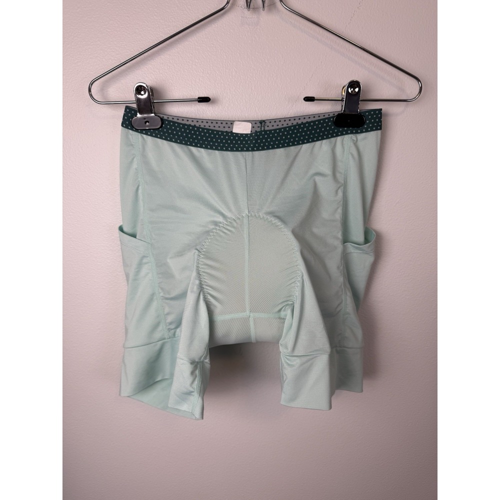 Novara Biking Shorts Teal Cycling‎ Padded Nylon Spandex Women's Medium